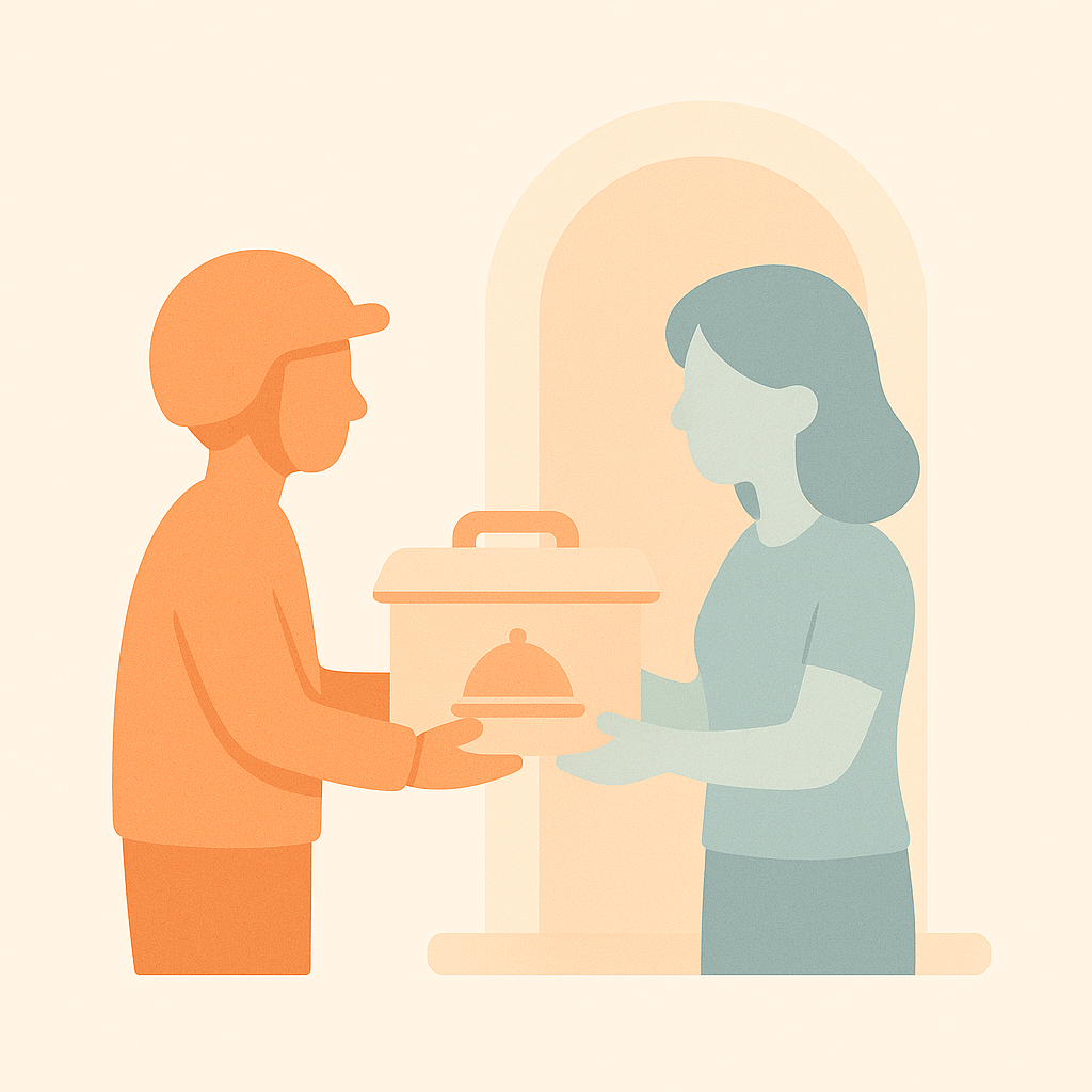 استلام الطلب